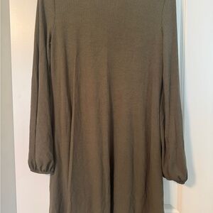 SO Long Sleeve Dress - Olive